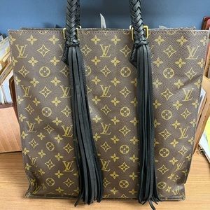 VintageBoho revamped Louis Vuitton Monogram Sac Plat Tote